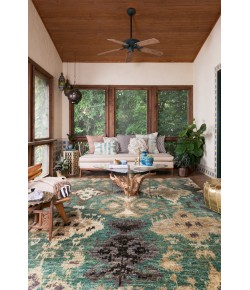 Loloi Xavier XV-01-Aqua-16 Area Rug 1 ft. 6 Sample