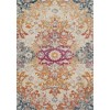 Loloi Zehla ZL-02 IVORY / FIESTA Area Rug 18 in. X 18 in. Sample