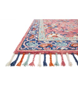 Loloi Zharah ZR-03 ROSE / DENIM Area Rug 2 ft. 6 in. X 7 ft. 6 in. Rectangle