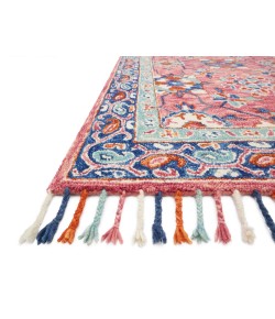 Loloi Zharah ZR-03 ROSE / DENIM Area Rug 9 ft. 3 in. X 13 ft. Rectangle