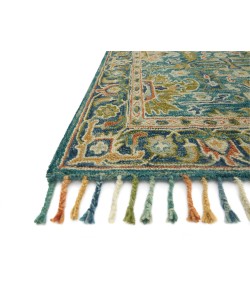 Loloi Zharah ZR-12 BLUE / NAVY Area Rug 18 in. X 18 in. Sample