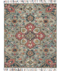 Loloi Zharah Light Blue / Multi ZR-13 9 ft. 3 in. X 13 ft. Rectangle Rug