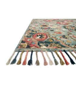 Loloi Zharah ZR-13 LIGHT BLUE / MULTI Area Rug 5 ft. 0 in. X 7 ft. 6 in. Rectangle