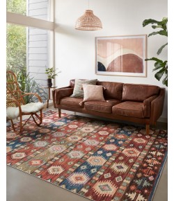 Loloi Zion ZIO-06 FIESTA / MULTI Area Rug 18 in. X 18 in. Sample