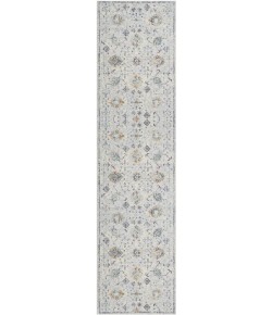 Abel ALL-AE Gray/Blue 2 ft. 6 in. x 8 ft. Runner Area Rug
