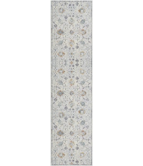 LR Home Allure Gray/Blue 82470 2 ft. 6 in. X 8 ft. Rect. Rug