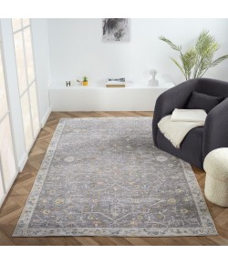 LR Home Abel ALLU-AF Gray/Ivory 10 ft. x 14 ft. Rectangle Area Rug