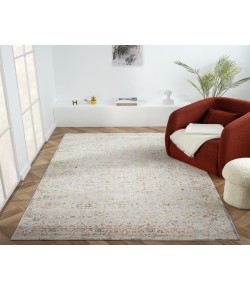 LR Home Abel ALL-AH Light Gray/Blue 2 ft. x 3 ft. Rectangle Area Rug
