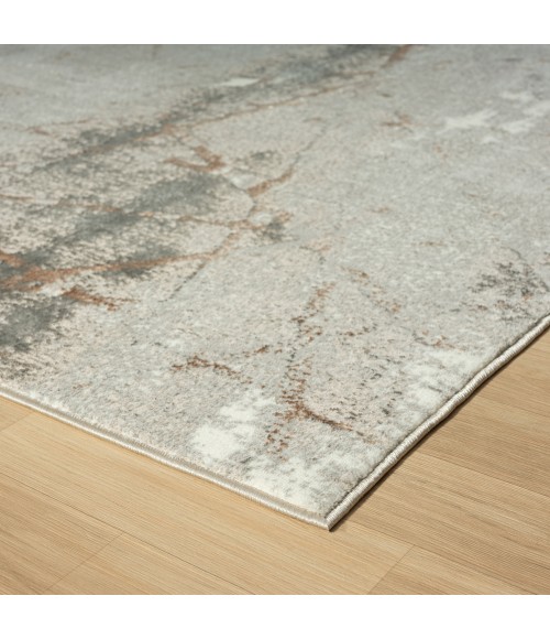 LR Home ANTALYA 82051 Brown/ Beige 5'0" X 7'0 Rect. Rug