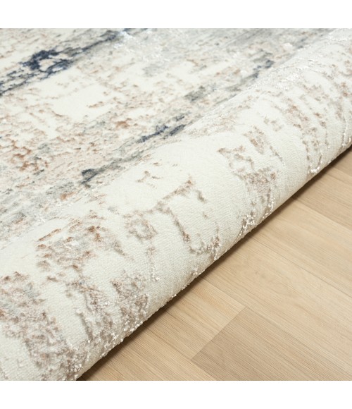 LR Home ANTALYA 82053 Gray/ Navy 5'0" X 7'0 Rect. Rug