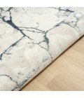 LR Home ANTALYA 82055 Navy/ Gray 5'0" X 7'0 Rect. Rug