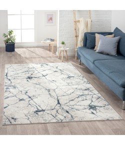 LR Home Antalya ANTAL82055 Blue Area Rug 5 ft. X 7 ft. Rectangle