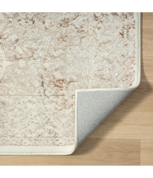 LR Home ANTALYA 82056 Beige/ Cream 5'0" X 7'0 Rect. Rug