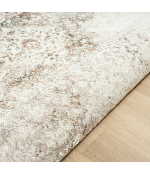 LR Home ANTALYA 82056 Beige/ Cream 5'0" X 7'0 Rect. Rug