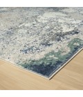 LR Home ANTALYA 82057 Gray/ Teal 7'-5" X 9'-5 Rect. Rug
