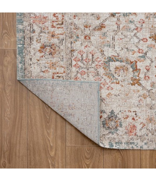 LR Home ANTIQUITY 81452 Cream/ Beige 7'9" X 9'9 Rect. Rug