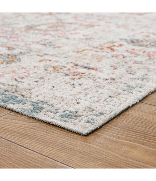 LR Home ANTIQUITY 81452 Cream/ Beige 7'9" X 9'9 Rect. Rug
