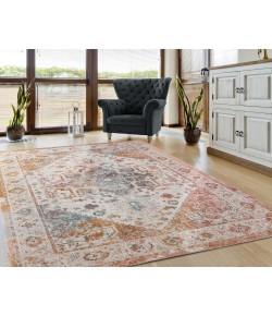 LR Home Antiquity ANTIQ81457 Beige Area Rug 5 ft. 3 in. X 7 ft. 10 in. Rectangle