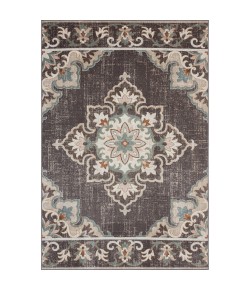 LR Home Antiquity ANTIQ81462 Brown Area Rug 5 ft. 3 in. X 7 ft. 10 in. Rectangle