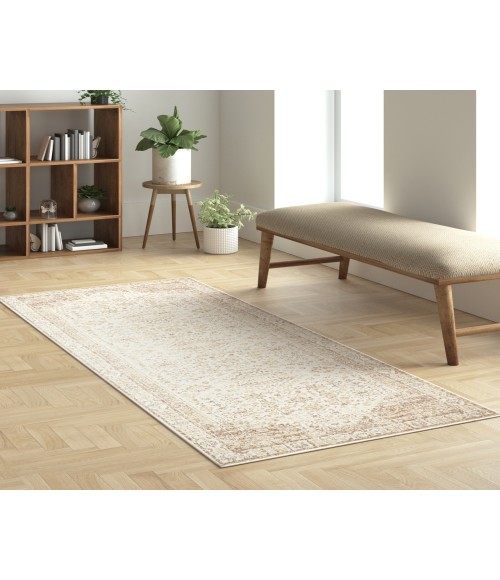 LR Home Aria 82421 Beige 2' X 5' Rect. Rug