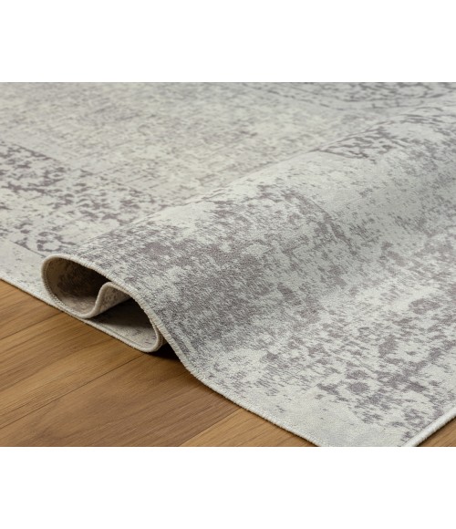 LR Home Aria 82422 Gray 2'8" X 3'10 Rect. Rug