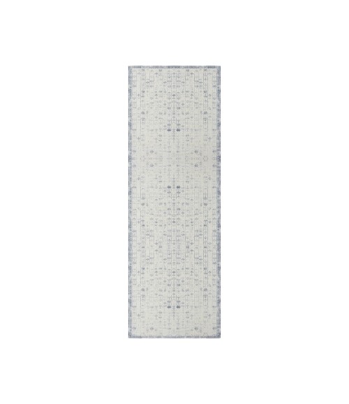 LR Home Aria 82427 Blue/ Gray 2'8" X 3'10 Rect. Rug
