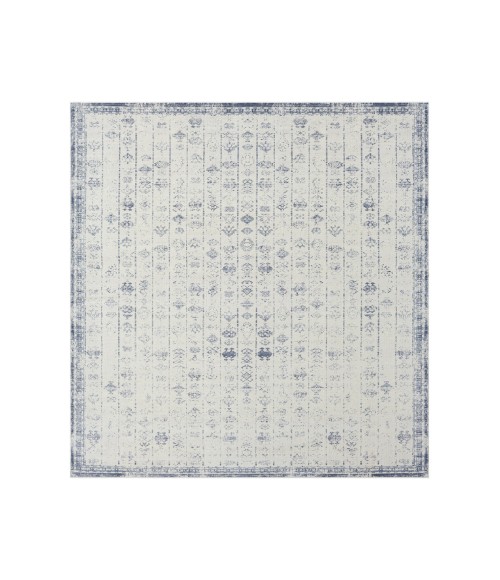LR Home Aria 82427 Blue/ Gray 2' X 5' Rect. Rug