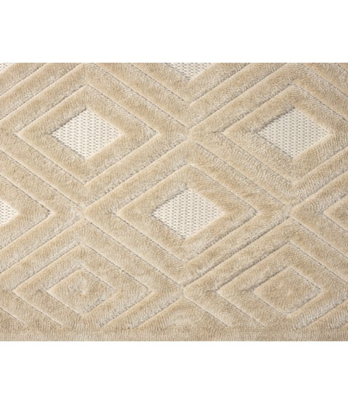 LR Home Atlas 82413 Beige 7'10" X 9'10 Rect. Rug