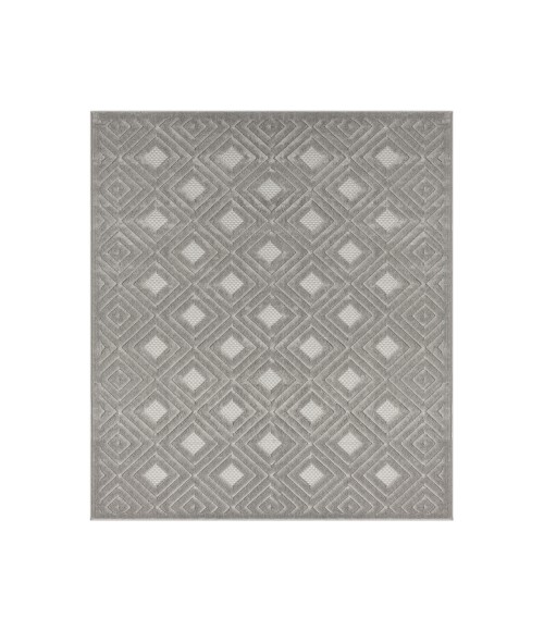 LR Home Atlas 82414 Gray 7'10" X 9'10 Rect. Rug
