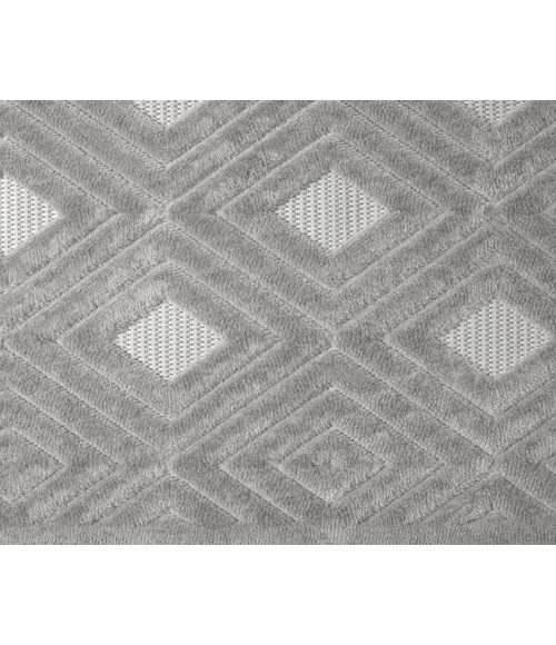 LR Home Atlas 82414 Gray 7'10" X 9'10 Rect. Rug