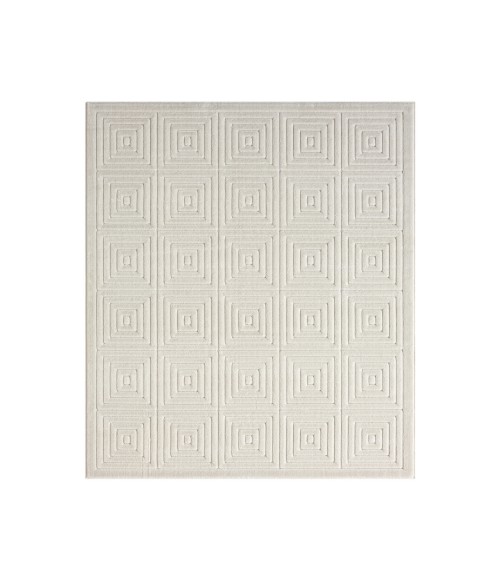LR Home Atlas 82415 Ivory 5'0" X 7'0 Rect. Rug