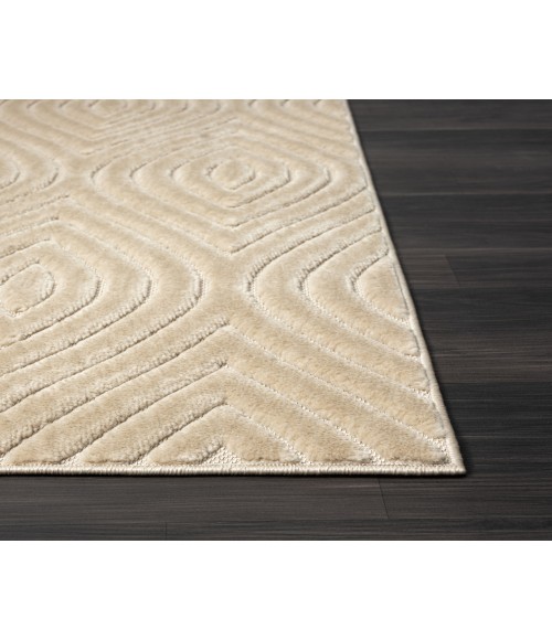 LR Home Atlas 82419 Beige 7'10" X 9'10 Rect. Rug
