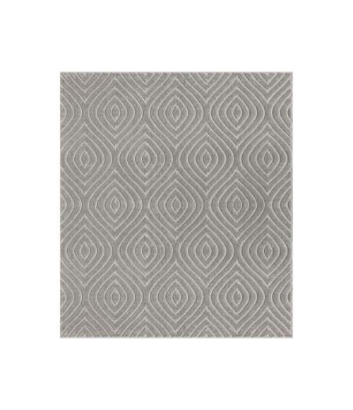 LR Home Atlas 82420 Gray 5'0" X 7'0 Rect. Rug