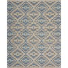 LR Home Arya AUR-AY Blue/Cream 2 ft. 6 in. x 4 ft. Rectangle Area Rug