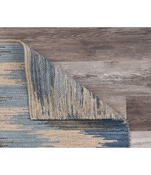 LR Home AURORA 81537 Blue 2'-6" X 4' Rect. Rug