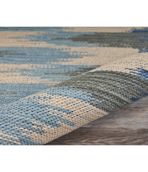 LR Home AURORA 81537 Blue 2'-6" X 4' Rect. Rug