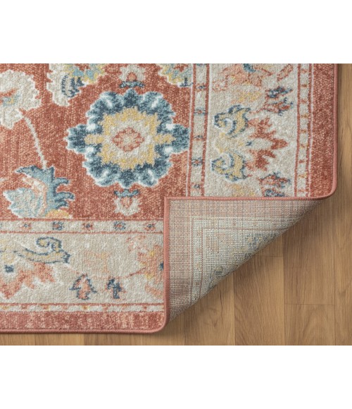 LR Home Avalon 82428 Rust/ Ivory 7'10" X 9'10 Rect. Rug
