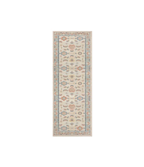 LR Home Avalon 82429 Ivory/ Pale Blue 2'-8" X 8'-0 Rect. Rug