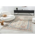 LR Home Avalon 82429 Ivory/ Pale Blue 7'10" X 9'10 Rect. Rug