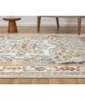 LR Home Avalon 82430 Ivory/ Midnight Blue 7'10" X 9'10 Rect. Rug
