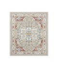 LR Home Avalon 82431 Ivory/ Rust 5'3" X 7'6 Rect. Rug