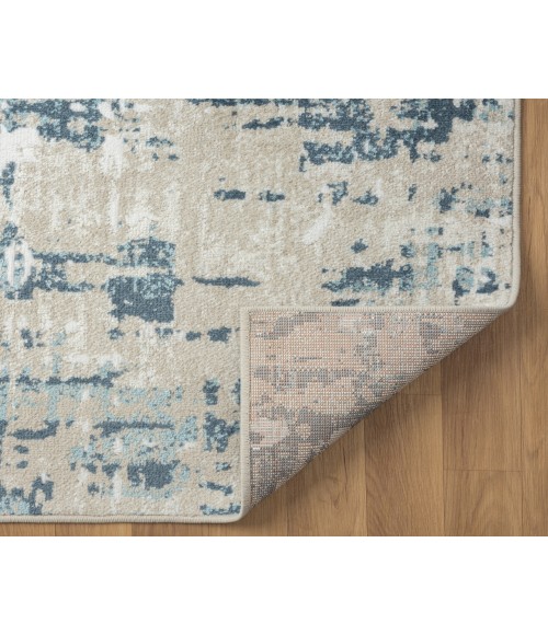 LR Home Avalon 82432 Lt.Grey/ Blue 7'10" X 9'10 Rect. Rug