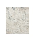 LR Home Avalon 82433 Ivory/ Blue 7'10" X 9'10 Rect. Rug
