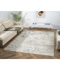 LR Home Avalon 82433 Ivory/ Blue 7'10" X 9'10 Rect. Rug
