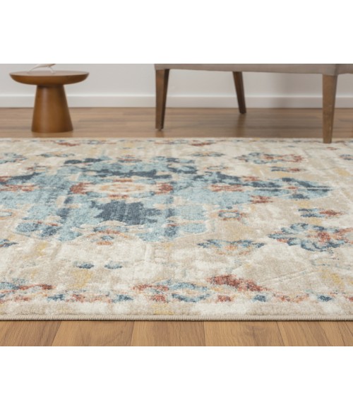LR Home Avalon 82435 Blue 7'10" X 9'10 Rect. Rug