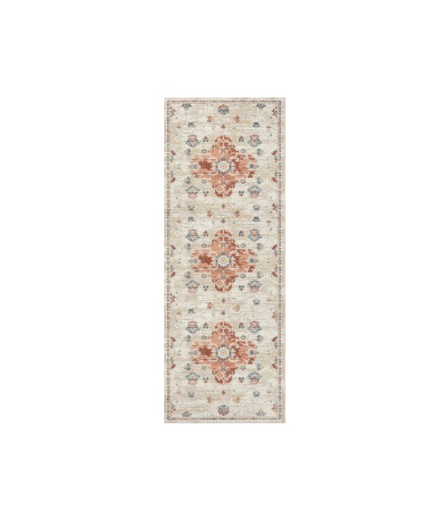 LR Home Avalon 82436 Rust/ Ivory 2'-8" X 8'-0 Rect. Rug