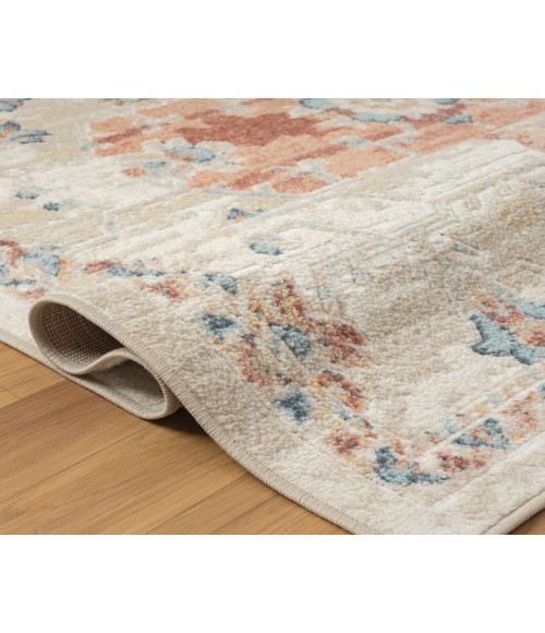 LR Home Avalon 82436 Rust/ Ivory 3'-11" X 6'-0 Rect. Rug