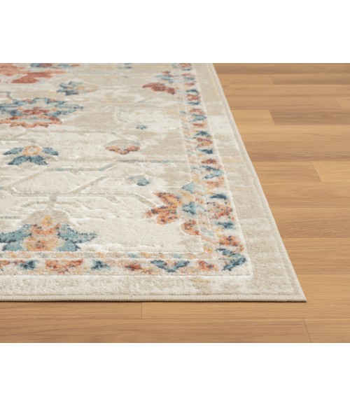 LR Home Avalon 82436 Rust/ Ivory 3'-11" X 6'-0 Rect. Rug