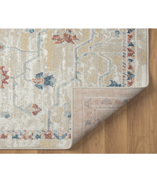 LR Home Avalon 82436 Rust/ Ivory 3'-11" X 6'-0 Rect. Rug