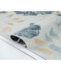 LR Home Belize 82509 Ivory/ Blue 2' X 8' Rect. Rug